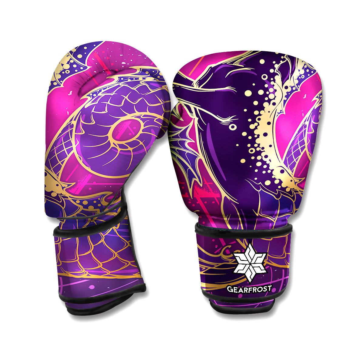 Fantastic Capricorn Sign Print Boxing Gloves