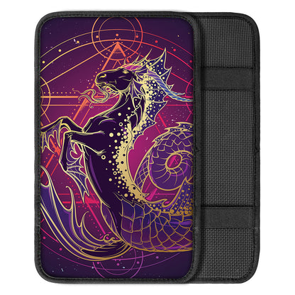 Fantastic Capricorn Sign Print Car Center Console Cover