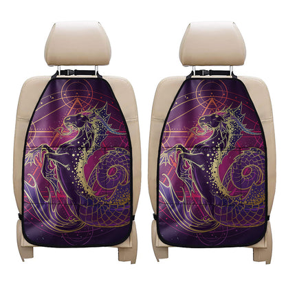 Fantastic Capricorn Sign Print Car Seat Organizers