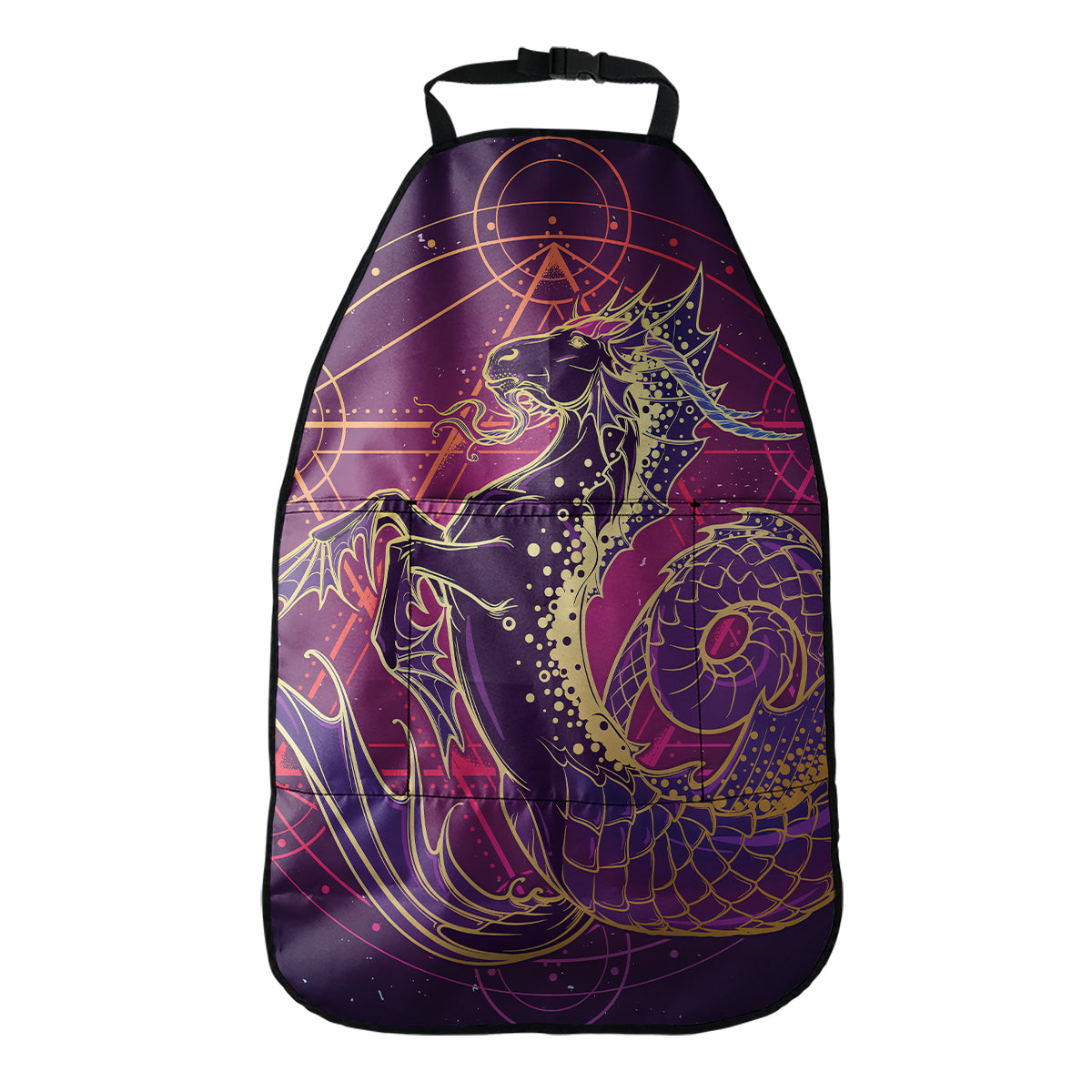 Fantastic Capricorn Sign Print Car Seat Organizers