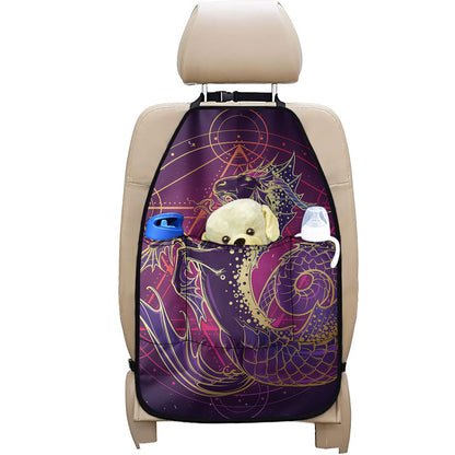 Fantastic Capricorn Sign Print Car Seat Organizers