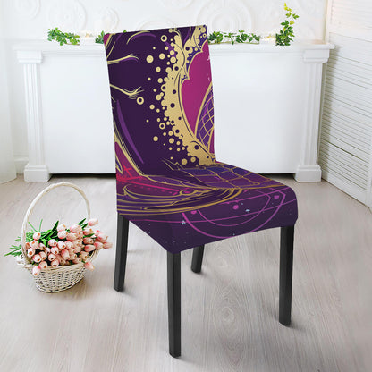Fantastic Capricorn Sign Print Dining Chair Slipcover