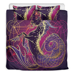 Fantastic Capricorn Sign Print Duvet Cover Bedding Set