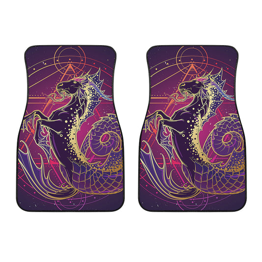 Fantastic Capricorn Sign Print Front Car Floor Mats
