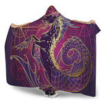 Fantastic Capricorn Sign Print Hooded Blanket