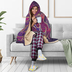 Fantastic Capricorn Sign Print Hooded Blanket