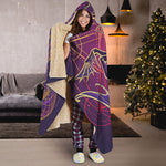 Fantastic Capricorn Sign Print Hooded Blanket
