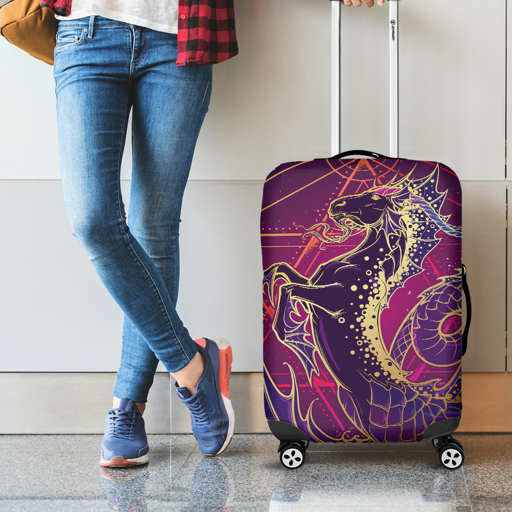 Fantastic Capricorn Sign Print Luggage Cover