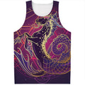 Fantastic Capricorn Sign Print Men's Tank Top