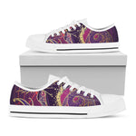 Fantastic Capricorn Sign Print White Low Top Shoes