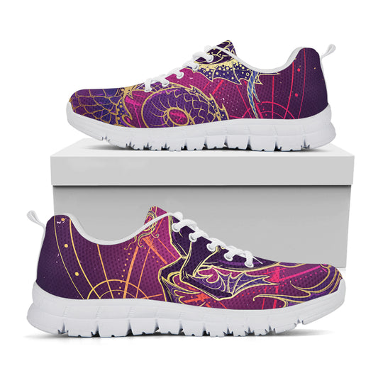 Fantastic Capricorn Sign Print White Sneakers