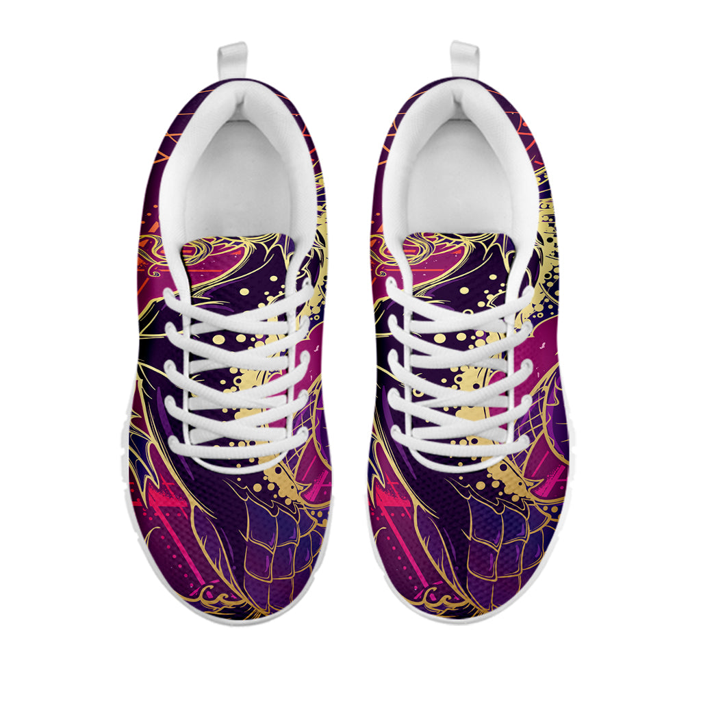 Fantastic Capricorn Sign Print White Sneakers