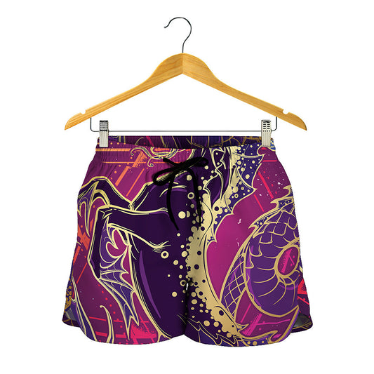 Fantastic Capricorn Sign Print Women's Shorts