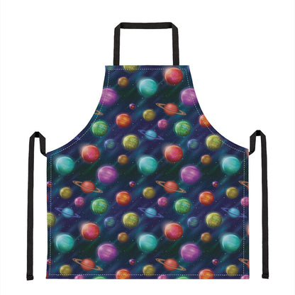 Fantastic Planets Pattern Print Apron