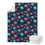 Fantastic Planets Pattern Print Blanket
