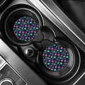 Fantastic Planets Pattern Print Car Coasters