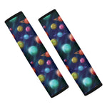 Fantastic Planets Pattern Print Car Seat Belt Covers