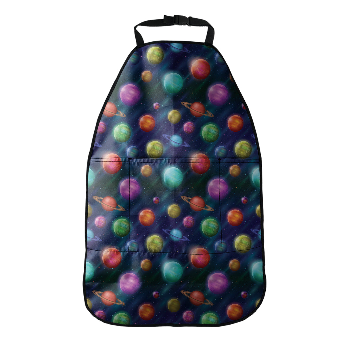 Fantastic Planets Pattern Print Car Seat Organizers