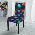 Fantastic Planets Pattern Print Dining Chair Slipcover