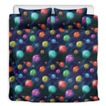 Fantastic Planets Pattern Print Duvet Cover Bedding Set