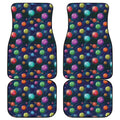Fantastic Planets Pattern Print Front and Back Car Floor Mats