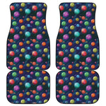 Fantastic Planets Pattern Print Front and Back Car Floor Mats