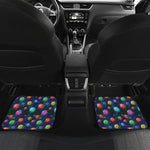 Fantastic Planets Pattern Print Front and Back Car Floor Mats
