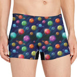 Fantastic Planets Pattern Print Men's Boxer Briefs