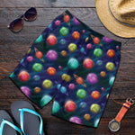 Fantastic Planets Pattern Print Men's Shorts