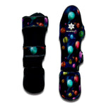 Fantastic Planets Pattern Print Muay Thai Shin Guard