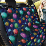 Fantastic Planets Pattern Print Pet Car Back Seat Cover