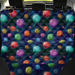 Fantastic Planets Pattern Print Pet Car Back Seat Cover