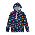 Fantastic Planets Pattern Print Pullover Hoodie