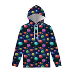 Fantastic Planets Pattern Print Pullover Hoodie