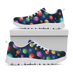 Fantastic Planets Pattern Print White Sneakers