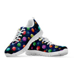 Fantastic Planets Pattern Print White Sneakers