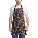 Fantastic Star Pattern Print Apron