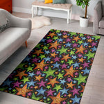 Fantastic Star Pattern Print Area Rug
