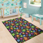 Fantastic Star Pattern Print Area Rug