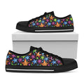 Fantastic Star Pattern Print Black Low Top Sneakers