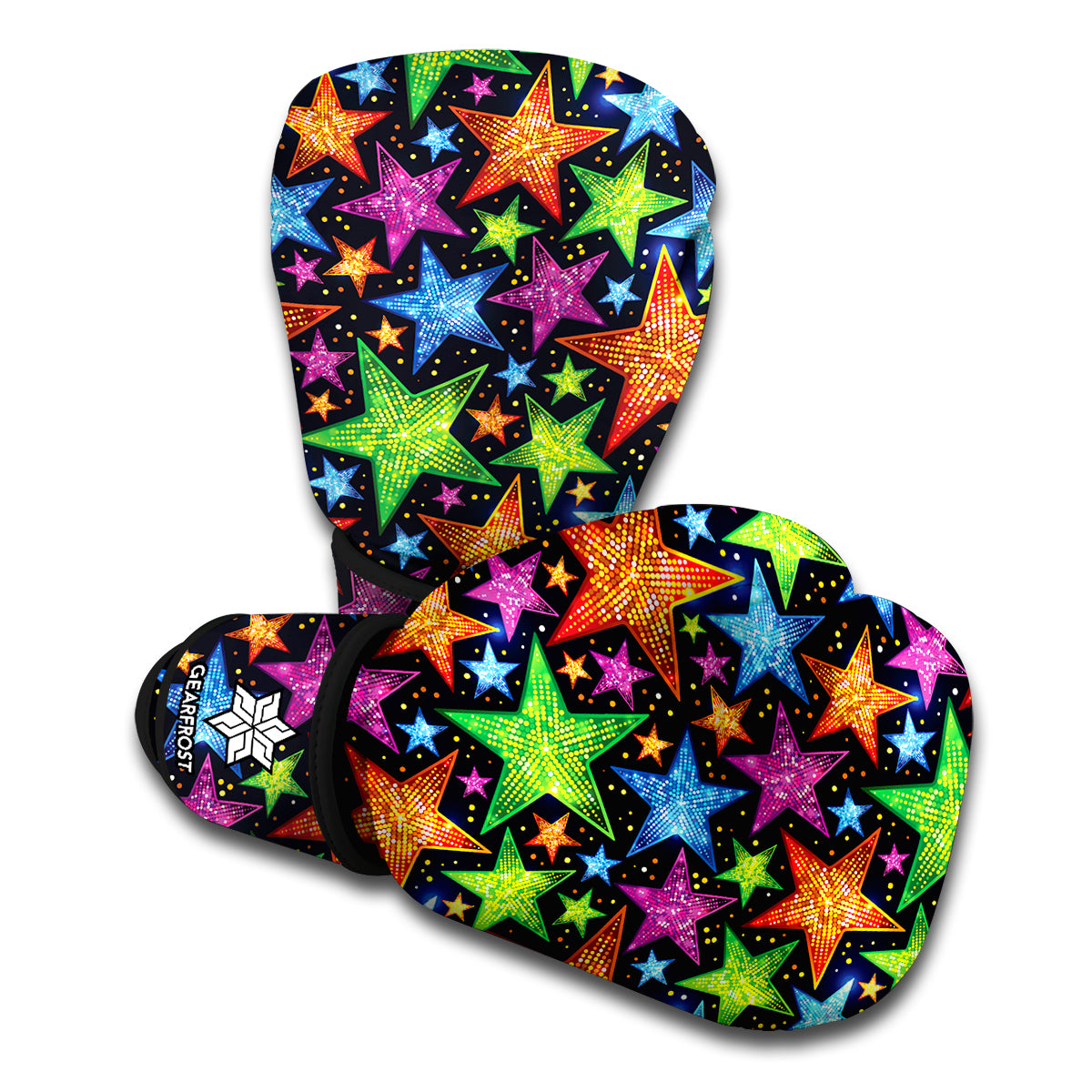 Fantastic Star Pattern Print Boxing Gloves