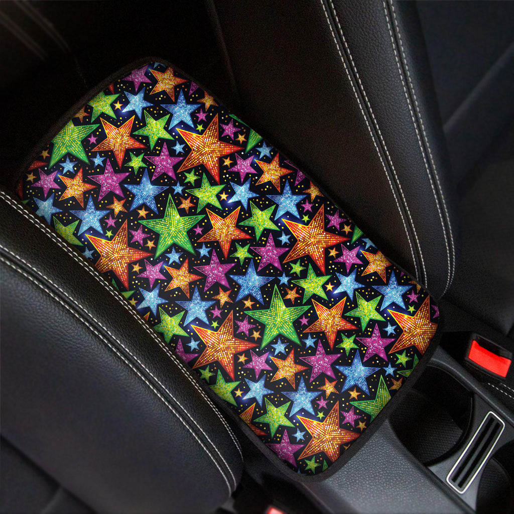 Fantastic Star Pattern Print Car Center Console Cover