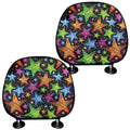 Fantastic Star Pattern Print Car Headrest Covers