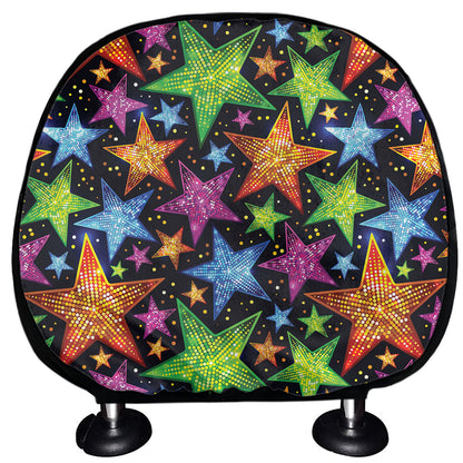 Fantastic Star Pattern Print Car Headrest Covers