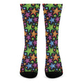 Fantastic Star Pattern Print Crew Socks