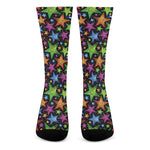 Fantastic Star Pattern Print Crew Socks
