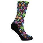 Fantastic Star Pattern Print Crew Socks
