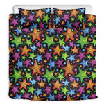 Fantastic Star Pattern Print Duvet Cover Bedding Set