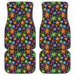 Fantastic Star Pattern Print Front and Back Car Floor Mats