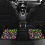 Fantastic Star Pattern Print Front and Back Car Floor Mats
